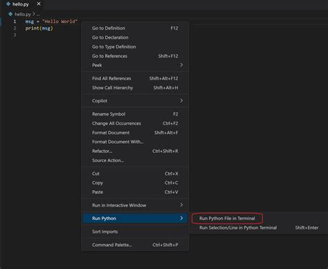 Get Started Tutorial for Python in Visual Studio Code