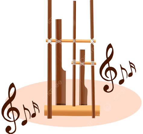 Instruments Clipart Vector, Angklung Instrument, Angklung, Music, Indoneisa PNG Image For Free ...