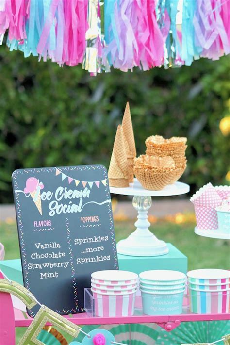 Simple Ice Cream Social ideas they'll scream for! - LAURA'S little PARTY