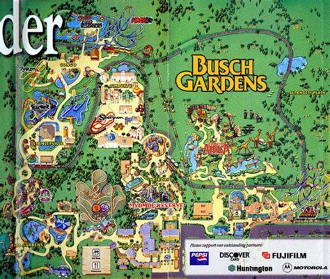 Theme Park Brochures Busch Gardens Tampa - Theme Park Brochures