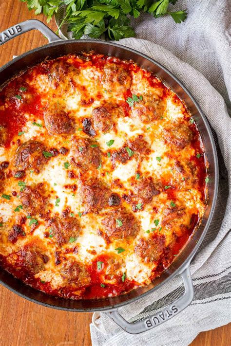 5-Ingredient Easy Meatball Casserole - Unsophisticook