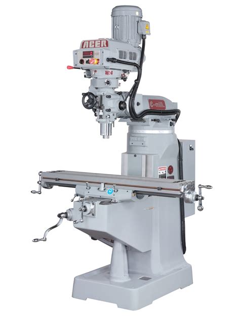 Acer 9" x 42" E-Mill Vertical Milling Machine, 3VS - Norman Machine Tool