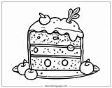 Kuchen Ausmalbilder  34 Kostenlose Druckbare sketch template