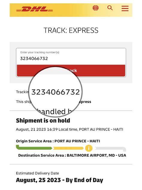 Tracking Number DHL | PDF