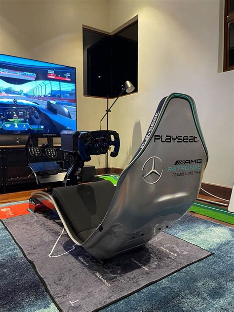 Playseat F1 Racing Simulator Seat Setup With Logitech G29 Wheel For ...