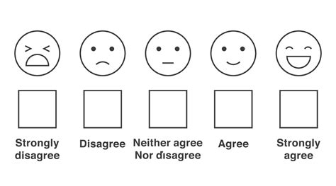 Feedback scale emoji face or rating scale of customer satisfaction ...