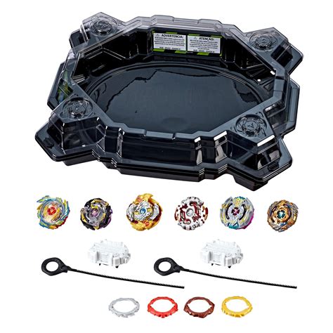 Beyblade Burst Evolution Ultimate Tournament Collection Tops and Beystadium, Multi-Colored ...