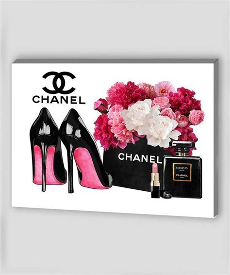 Fashion Wall Art Canvas Wall Art Canvas Art Chanel Wall Art Chanel ...