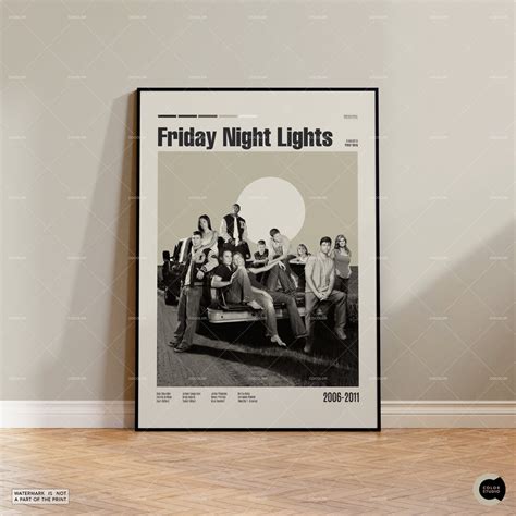 Friday Night Lights, Retro Movie Poster, Midcentury Modern, Retro Tv ...