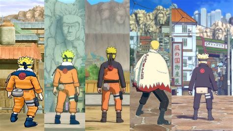 Evolution of The Hidden Leaf Village in Naruto Ultimate Ninja Games ...