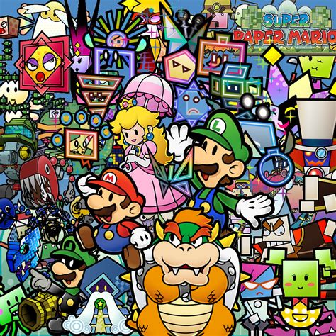 super maro caritors | Super Paper Mario Characters - Giant Bomb | Super mario art, Paper mario ...