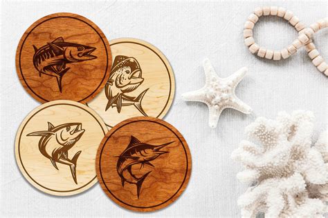 Laser-Engraved Wooden Coasters – LazerEdge