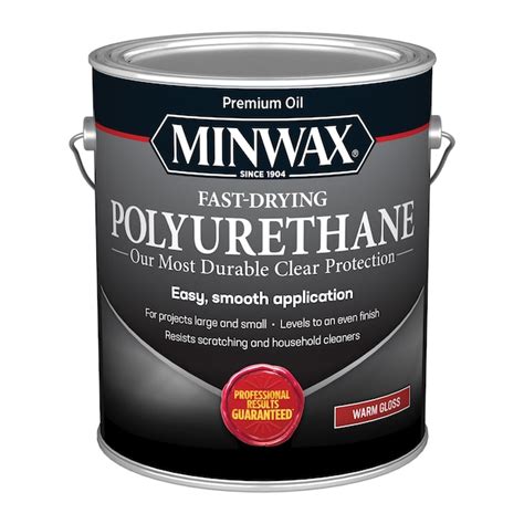 Minwax Fast-Drying Polyurethane Oil-based Clear Transparent Gloss ...