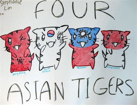 Four Asian Tigers...rawr by sakero79 on DeviantArt