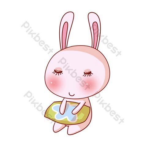 Drawing Rabbit Sleeping Illustration PNG Images | PSD Free Download ...