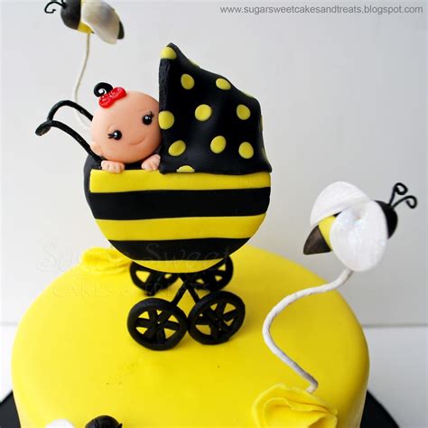 Bumble Bee Baby Shower Cake - CakeCentral.com