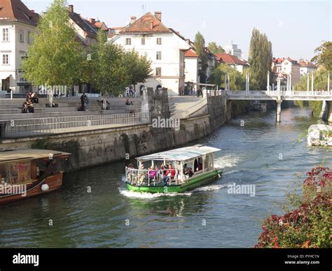 Ljubljanica River Cruise, Ljubljana Stock Photo - Alamy