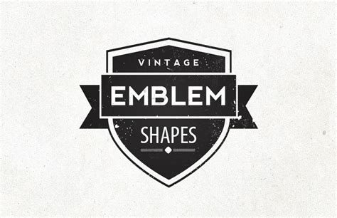 Vintage Emblem Shapes — Medialoot