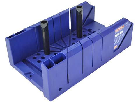 Mitre Box with Pegs - Plastic | FaithfullTools.com