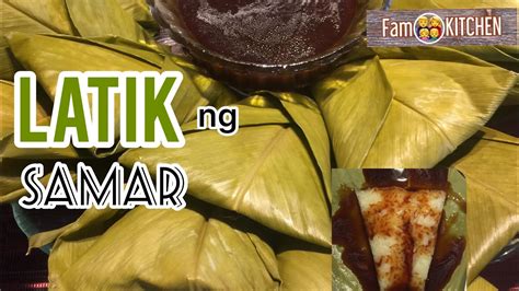 How to make LATIK or SUMAN LATIK made from Samar | Samar Food delicacy ...