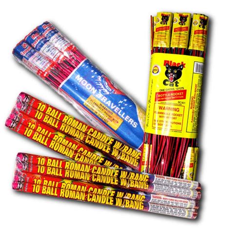 Bottle Rocket Roman Candle Pack | Pyro Fireworks