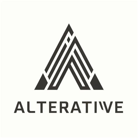 LOGO Design for Alternative Modern and Clear Symbol with Subtle Gradient and Minimalist ...