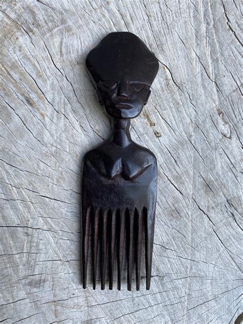 Afro Comb Afro Pick Wooden Comb African Wooden Comb - Etsy