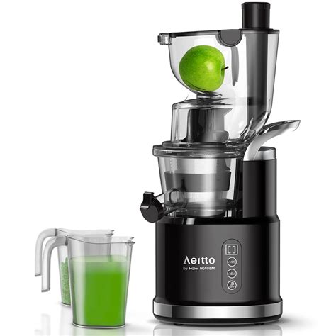 Aeitto Slow Juicer,Slow Masticating Juicer Machine with Big Wide 81mm