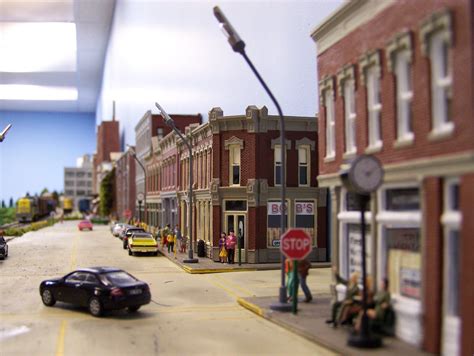 HO scale buildings, HO scale city street Railroad Art, Model Railroad ...