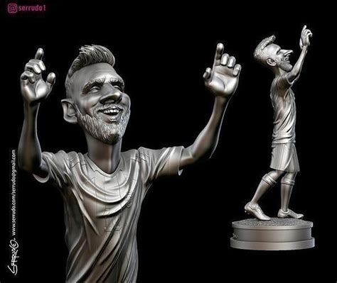 Lionel Messi 3D model 3D printable | CGTrader