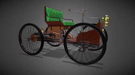 Ford's 1896 Quadricycle - 3D model by isabelsmith.art [1f1d255] - Sketchfab