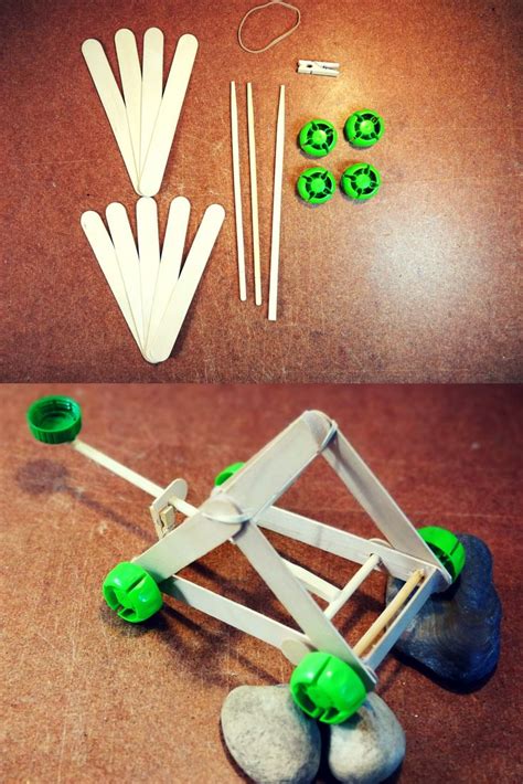 DIY Popsicle Stick Catapult Tutorial | Popsicle stick catapult ...