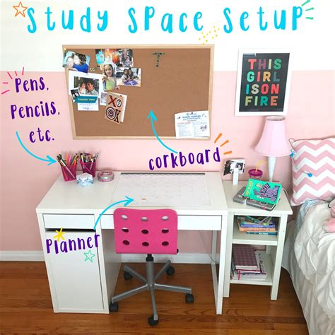 Homework Station Setup Kids Homework Area, Homework Space, Desk Space, Space Boy, Study Room ...