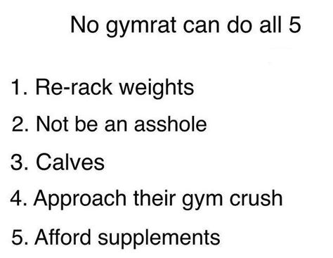 3 out of 5 ain't so bad... : r/GymMemes