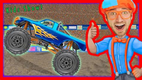 Monster Truck Song - Educational videos for preschoolers - Blippi - YouTube