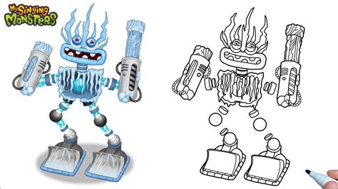 How to draw Cold Wubbox (Epic Wubbox from Cold Island) from My Singing ...