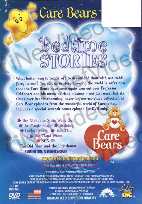 Care Bears - Bedtime Stories on DVD Movie