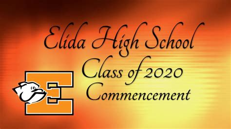 Elida High School-Class of 2020 Graduation Ceremony - YouTube