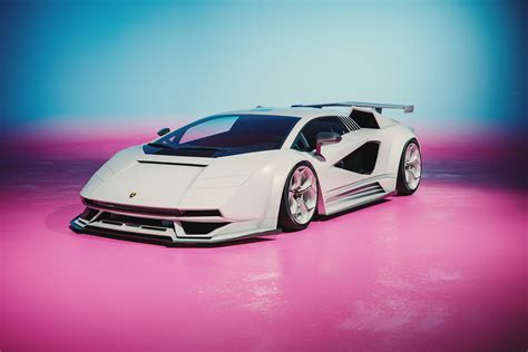 Lamborghini Countach 2022 - Re-Redesign / CGI on Behance