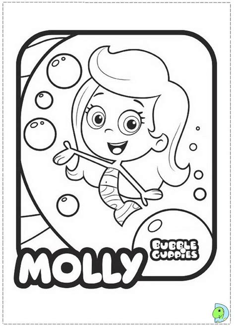 Bubble Guppies Molly Coloring Pages at GetColorings.com | Free ...