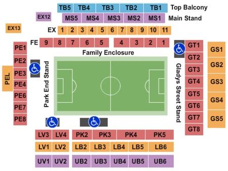 Goodison Park Tickets and Goodison Park Seating Charts - 2024 Goodison ...