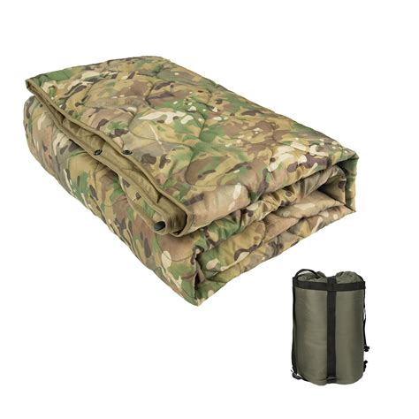 Poncho Liner Military Woobie Blanket Outdoor Camping Woobie Blanket for ...