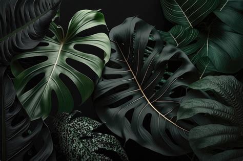 Free Photo | Tropical palm leaves pattern background Green monstera ...