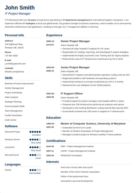 How to create resume using Microsoft Word Templates - broposa