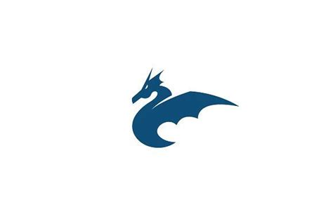 Blue Dragon Logo | Dragon illustration, Pet logo design, Logo illustration design