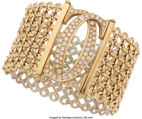 Diamond, Gold Bracelet, Cartier. ... Estate Jewelry Bracelets | Lot ...