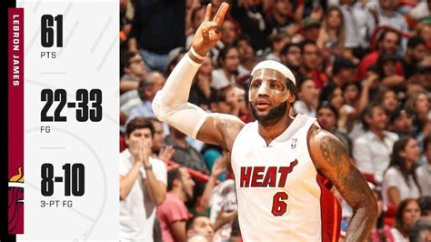 Lebron james (miami heat): 61 points | MARCA English