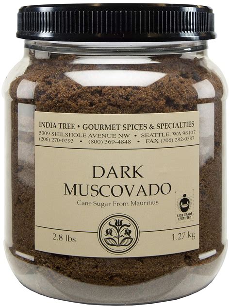 Amazon.com : India Tree Dark Muscovado Sugar, 2.8 Pound : Grocery & Gourmet Food