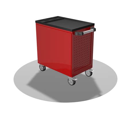 CRAFTING TABLE cart trolley 3D model | CGTrader