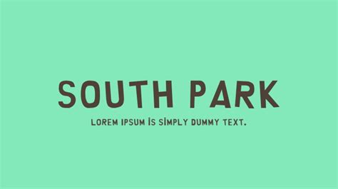 South Park Font : Download Free for Desktop & Webfont